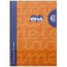 Cuaderno Lamela Naranja Cuarto 5 Piezas 80 Hojas