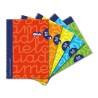 Cuaderno Lamela Multicolor Cuarto 5 Piezas 80 Hojas