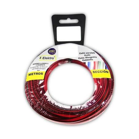 Cable de audio EDM 2 x 0,75 mm Rojo/Negro 15 m