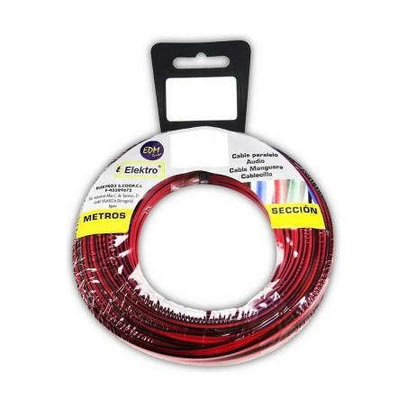 Cable de audio EDM 2 x 1,5 mm 10 m Rojo/Negro