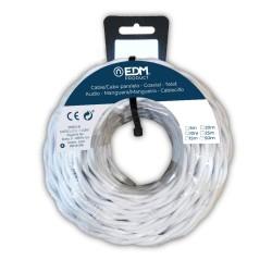 Cable EDM 2 x 2,5 mm Blanco 5 m