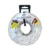 Cable EDM 2 x 1 mm Blanco 5 m