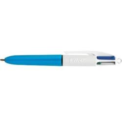 Boligrafo de tinta líquida Bic Mini 4Colours Azul Blanco 0,32 mm (12 Piezas)