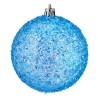 Bolas de Navidad Ø 8 cm 6 Unidades Azul PVC