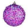 Bolas de Navidad Ø 8 cm 6 Unidades Morado PVC