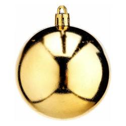 Bolas de Navidad Ø 7 cm 12 Unidades Dorado PVC