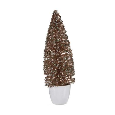 Árbol de Navidad Mediano 10 x 33 x 10 cm Menta Plástico Champagne