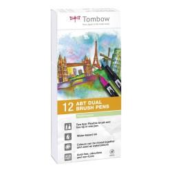 Rotuladores Tombow ABT-12P-2 Doble punta