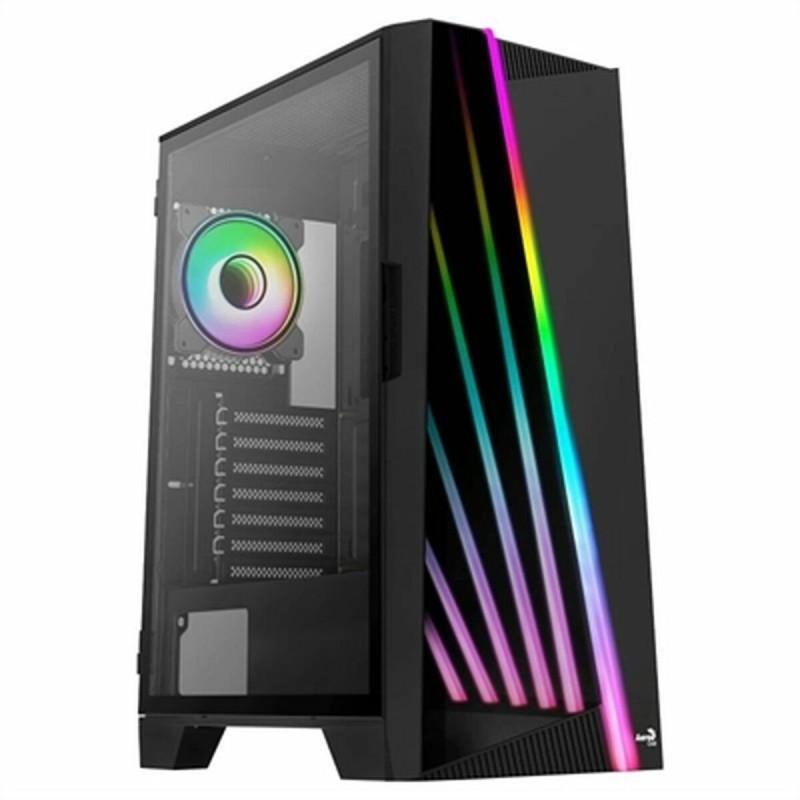 Caja Semitorre ATX Aerocool MIRAGEBK Negro Iluminación RGB