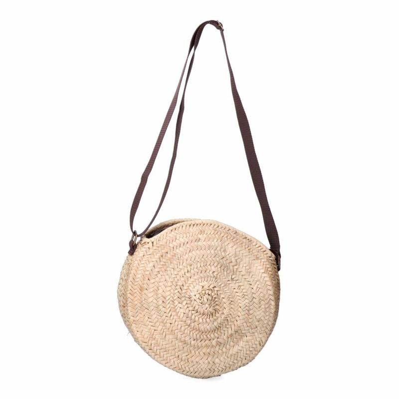 Bolso Mujer EDM Redondo Hoja de palma 30 x 30 cm