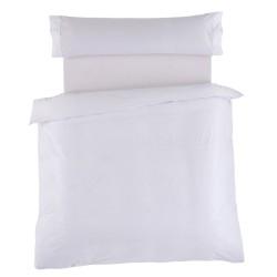 Juego de funda nórdica Alexandra House Living Blanco Cama de 105 3 Piezas