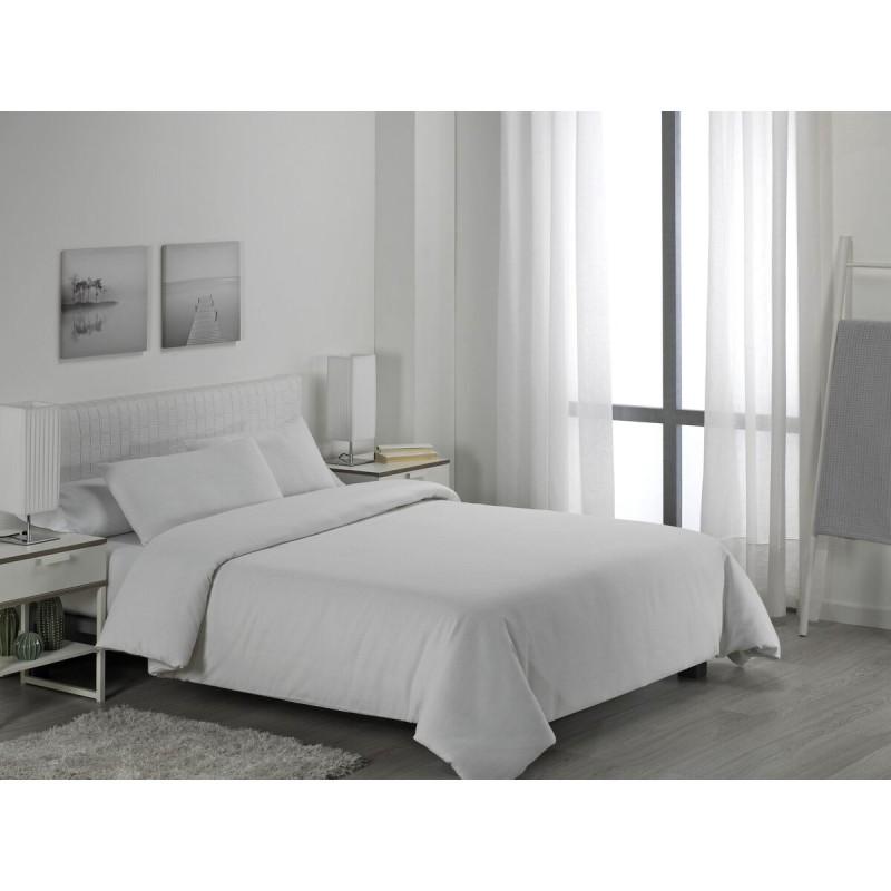 Juego de funda nórdica Alexandra House Living Lyon Blanco Cama de 105 4 Piezas