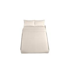 Juego de funda nórdica Alexandra House Living QUTUN Natural Cama de 200 4 Piezas