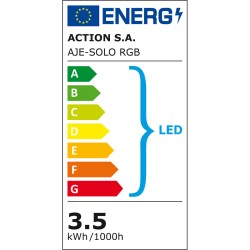 Lámpara de escritorio Activejet AJE-SOLO RGB Blanco Plástico 2,8 x 43,5 x 8 cm