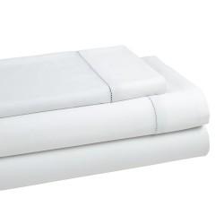 Juego de Sábanas Alexandra House Living QUTUN Blanco Cama de 90 3 Piezas