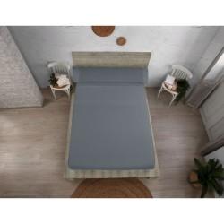 Juego de Sábanas Alexandra House Living QUTUN Gris oscuro Cama de 200 4 Piezas