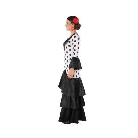 Disfraz para Adultos Negro Bailaora Flamenca XXL