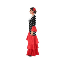 Disfraz para Adultos Rojo Bailaora Flamenca XXL