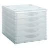 Archivador Modular Archivo 2000 ArchivoTec 5 cajones Transparente 34 x 27 x 26 cm