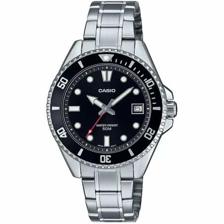 Reloj Hombre Casio MDV-10D-1A1VEF Negro Plateado