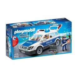 Coche con Luz y Sonido City Action Police Playmobil Squad Car with Lights and Sound
