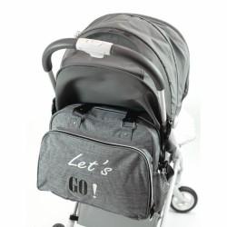 Bolso Cambiador de Pañales Baby on Board SIMPLY Lets'Go Gris