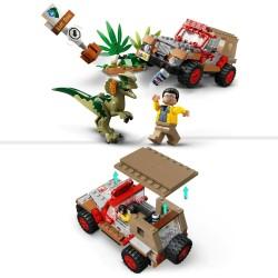 Playset Lego Jurassic Park 30th Anniversary 76958 Dilophosaurus Ambush 211 Piezas