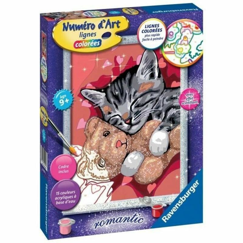 Set de Pintura por Números Ravensburger Kitten and teddy bear