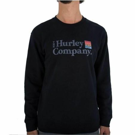 Sudadera sin Capucha Hombre Hurley Canyon Summer Negro