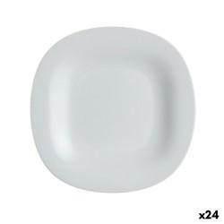 Plato de Postre Luminarc Carine Granit Ø 19,5 cm Gris Vidrio (24 Unidades)