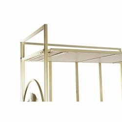 Estantería DKD Home Decor Cristal Dorado Metal (60 x 32 x 161,5 cm)