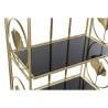 Estantería DKD Home Decor Cristal Dorado Metal (60 x 32 x 161,5 cm)