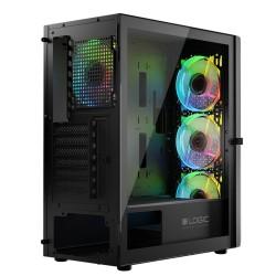 Caja Semitorre ATX Logic ARAMIS ARGB Negro