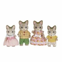 Figuras de Acción Sylvanian Families Striped Cat Family