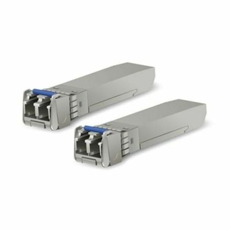 Módulo Fibra SFP MonoModo UBIQUITI UACC-OM-SM-10G-D-2 10 km 10 Gbps SFP+ Plateado