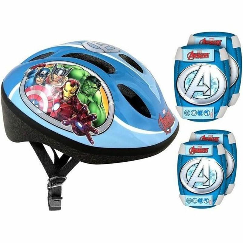 Kit Casco y Rodilleras Stamp AVENGERS