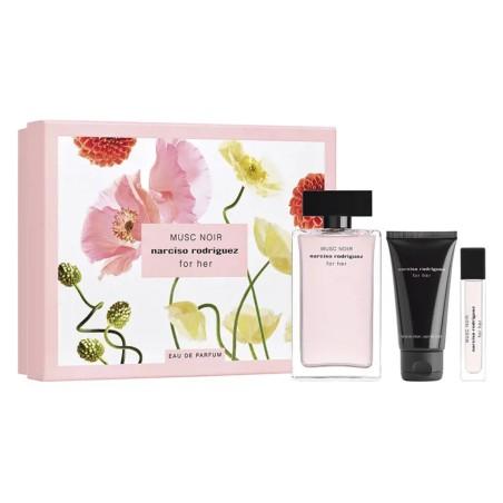 Set de Perfume Mujer Narciso Rodriguez Musc Noir EDP Musc Noir 3 Piezas