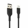 Cable Lightning Belkin CAA001BT3MBK 3 m