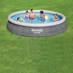 Piscina Hinchable Bestway 457 x 84 cm Gris 9677 L