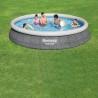 Piscina Hinchable Bestway 457 x 84 cm Gris 9677 L