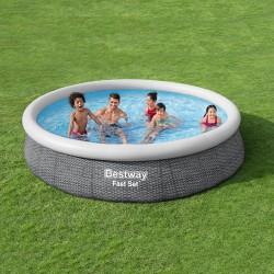 Piscina Hinchable Bestway 366 x 76 cm Gris 5377 L