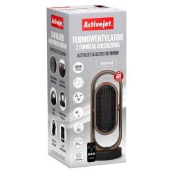 Termoventilador Portátil Activejet Selected 3D Negro Bronce 1800 W