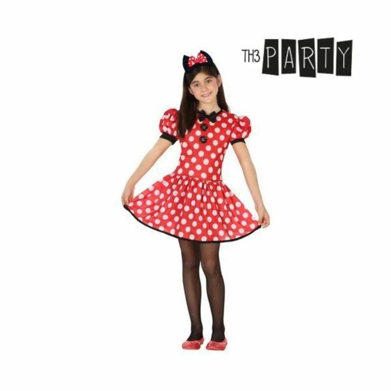 Disfraz para Niños Minnie Mouse 26947 Rojo Fantasía 5-6 Años (2 Piezas)