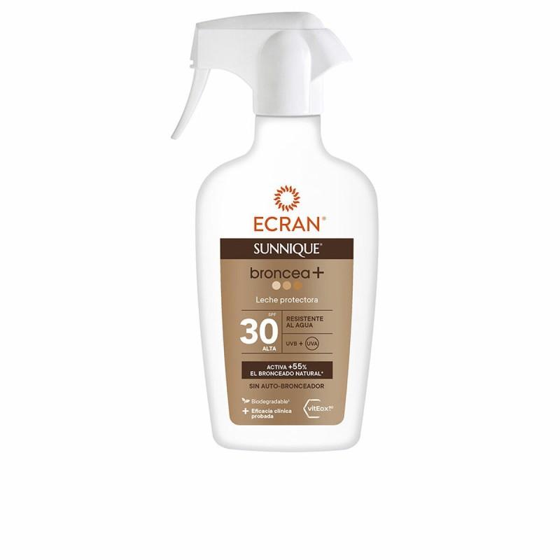 Leche Solar Ecran Sunnique Broncea+ Bronceador Spf 30 (270 ml)