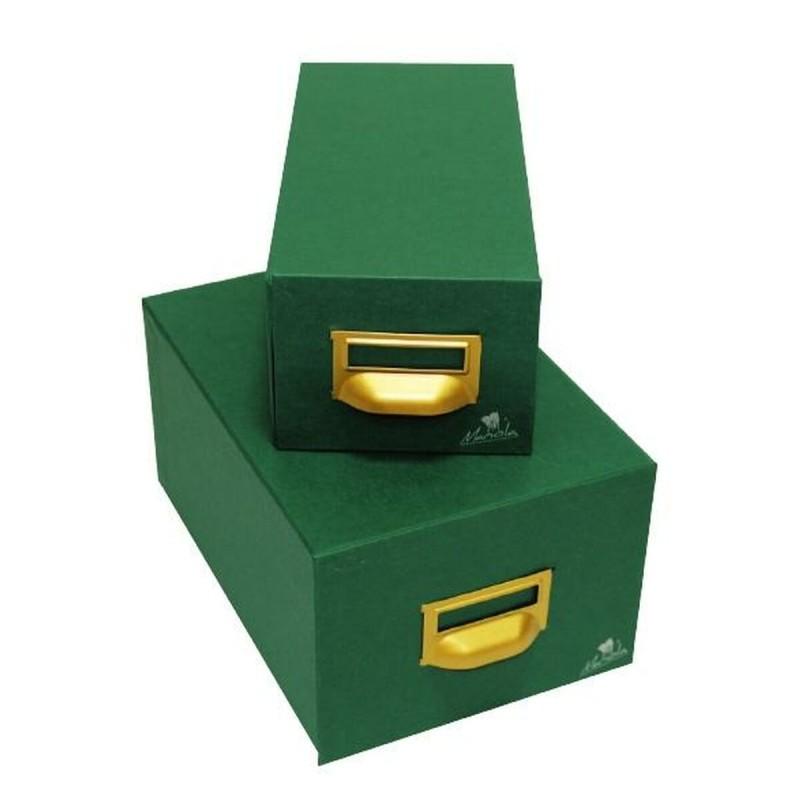 Archivador rellenable Mariola GELTEX Verde Cartón 12,5 x 9,5 x 25 cm