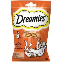 Snack para Gatos Dreamies Golosinas Pollo Carne de vacuno 60 L 60 g