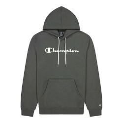 Sudadera con Capucha Hombre Champion Script Logo Print Gris oscuro