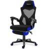 Silla Gaming Huzaro Combat 3.0 Azul Negro Negro/Azul