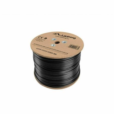 Cable de Red Rígido UTP Categoría 5e Lanberg LCU5-21CU-0305-BK 305 m Negro