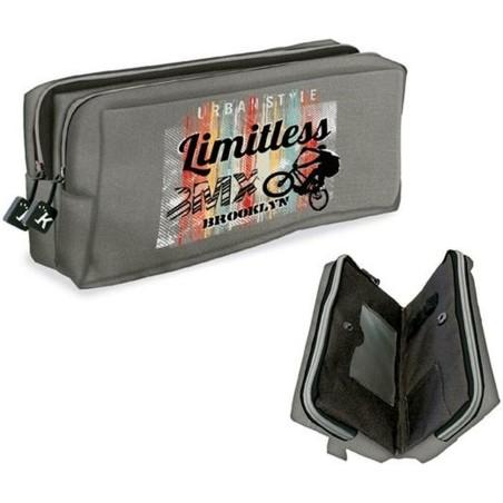 Estuche Escolar SENFORT Limitless Gris